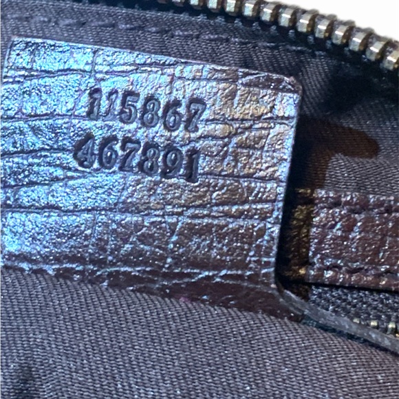 Gucci Hobo monogram,100% authentic,canvass,made in Italy,gold tone - Picture 5 of 13